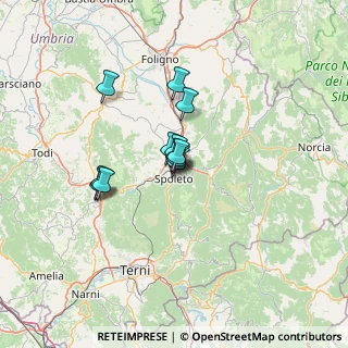 Mappa Via Nursina, 06049 Spoleto PG, Italia (8.64)