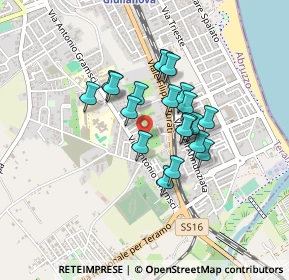 Mappa Via Giardino, 64021 Giulianova TE, Italia (0.3315)