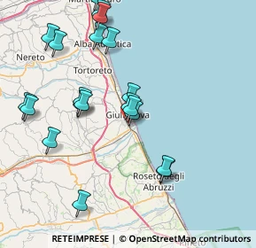 Mappa Via Giardino, 64021 Giulianova TE, Italia (8.816)