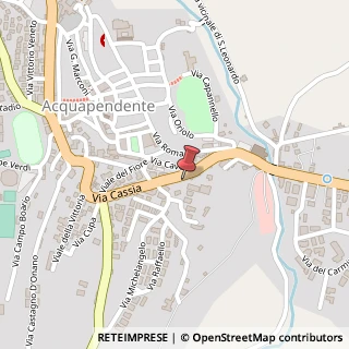 Mappa Via Cassia, KM 127.900, 01021 Acquapendente, Viterbo (Lazio)