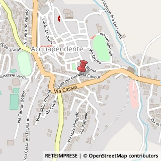 Mappa Viale del Fiore, 4, 01021 Acquapendente, Viterbo (Lazio)