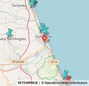 Mappa SS 16 Adriatica, 64021 Giulianova TE, Italia (6.46545)