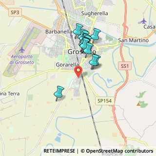 Mappa Via Davide Lazzeretti, 58100 Grosseto GR, Italia (1.58933)
