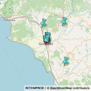 Mappa Via Davide Lazzeretti, 58100 Grosseto GR, Italia (6.56083)