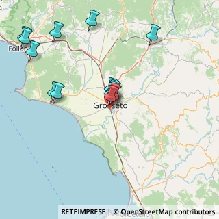 Mappa Via Davide Lazzeretti, 58100 Grosseto GR, Italia (16.39357)