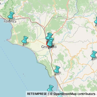 Mappa SS 1, 58100 Grosseto GR, Italia (20.98273)