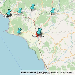 Mappa SS 1, 58100 Grosseto GR, Italia (20.24917)