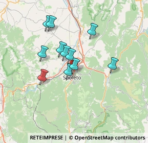 Mappa Via Flaminia Vecchia, 06049 Spoleto PG, Italia (5.97455)