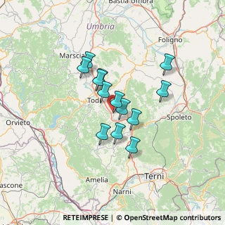 Mappa Via Vocabolo Torre Coccinella, 05021 Acquasparta TR, Italia (10.51615)