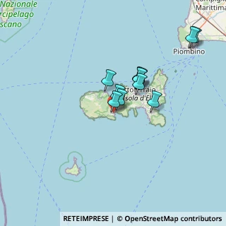Mappa P.zza Vittime Piroscafo Sgarallino, 57034 Campo nell'Elba LI, Italia (11.48)