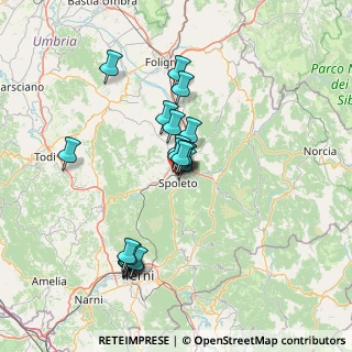 Mappa Via Arti e Mestieri, 06049 Spoleto PG, Italia (13.2965)