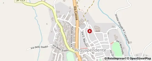Mappa Acquapendente