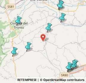 Mappa 64012 Campli TE, Italia (6.00727)