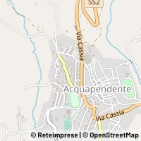 Karte Acquapendente