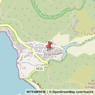 Mappa Via del Passatoio, 28, 57030 Marciana, Livorno (Toscana)