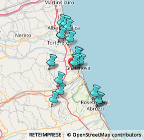 Mappa Via Pintor, 64021 Giulianova TE, Italia (6.077)