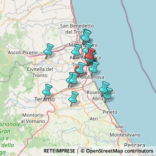 Mappa Via Piave, 64023 Mosciano Sant'Angelo TE, Italia (10.225)