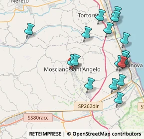 Mappa Via G. Marconi, 64023 Mosciano Sant'Angelo TE, Italia (4.93722)