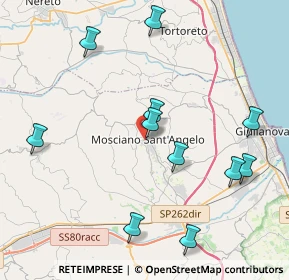 Mappa Via Francesco Patella, 64023 Mosciano Sant'Angelo TE, Italia (4.9775)