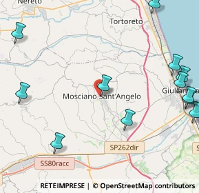 Mappa Via F. Patella, 64023 Mosciano Sant'Angelo TE, Italia (6.53071)