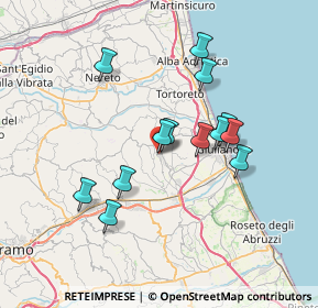 Mappa Via Francesco Patella, 64023 Mosciano Sant'Angelo TE, Italia (6.45308)