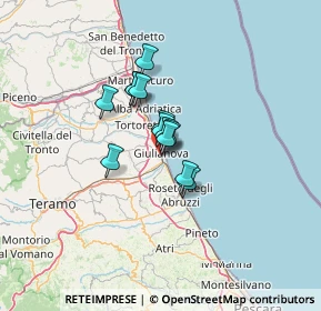 Mappa Via San Michele, 64021 Giulianova TE, Italia (7.67462)