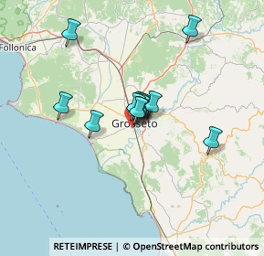 Mappa Via Andrea del Sarto, 58100 Grosseto GR, Italia (9.28083)