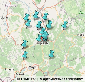 Mappa 06049 Spoleto PG, Italia (11.46684)