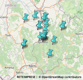 Mappa 06049 Spoleto PG, Italia (9.8755)
