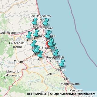 Mappa Via Tito Speri, 64021 Giulianova TE, Italia (9.695)
