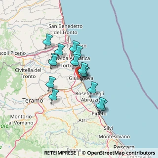 Mappa Via Tito Speri, 64021 Giulianova TE, Italia (11.11067)