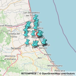 Mappa Via Tito Speri, 64021 Giulianova TE, Italia (9.527)