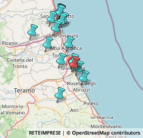 Mappa Via Michelangelo Buonarroti, 64021 Giulianova TE, Italia (15.027)