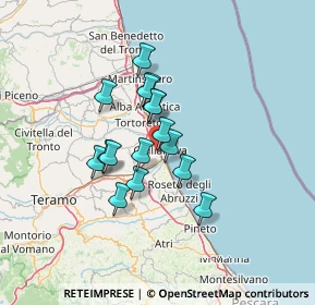 Mappa Via Michelangelo Buonarroti, 64021 Giulianova TE, Italia (10.2025)