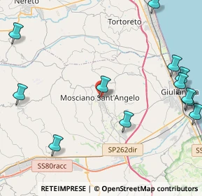 Mappa Via Nicola Pompizii, 64023 Mosciano Sant'Angelo TE, Italia (6.43786)