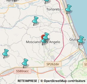 Mappa Via Nicola Pompizii, 64023 Mosciano Sant'Angelo TE, Italia (6.05727)