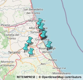 Mappa Via Vincenzo Marcozzi, 64021 Giulianova TE, Italia (8.21667)