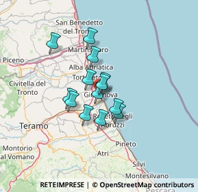 Mappa Via Vincenzo Marcozzi, 64021 Giulianova TE, Italia (9.29)