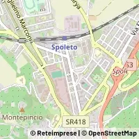 Mapa Spoleto