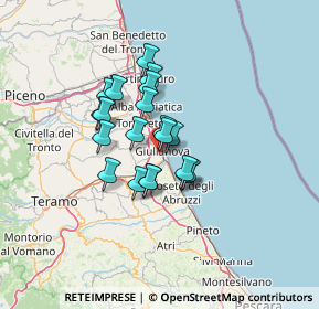 Mappa Ruetta Sechini, 64021 Giulianova TE, Italia (9.5945)