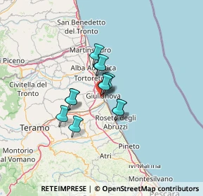 Mappa Ruetta Sechini, 64021 Giulianova TE, Italia (8.28167)