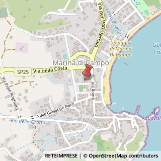 Mappa Via Giuseppe Verdi, 58, 57034 Campo nell'Elba, Livorno (Toscana)