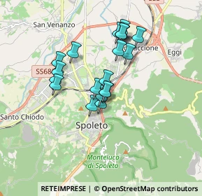 Mappa Via di Villa Redenta, 06049 Spoleto PG, Italia (1.4815)