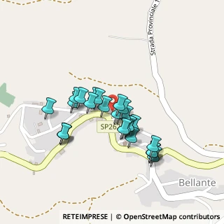 Mappa Via dei Martiri, 64020 Bellante TE, Italia (0.18148)