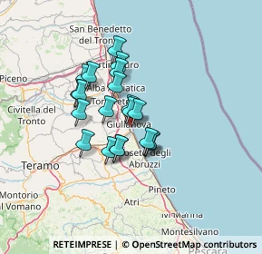 Mappa Via Lepanto, 64021 Giulianova TE, Italia (10.0235)