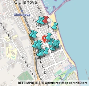 Mappa Via Lepanto, 64021 Giulianova TE, Italia (0.3005)
