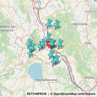 Mappa Località Bardano, 05018 Orvieto TR, Italia (9.20533)