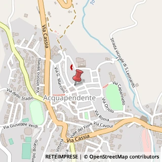 Mappa Via Cantorrivo, 9, 01021 Acquapendente, Viterbo (Lazio)