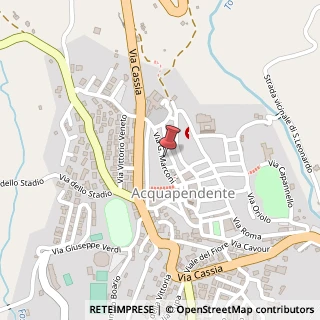 Mappa Via G. Marconi, 43, 01021 Acquapendente, Viterbo (Lazio)
