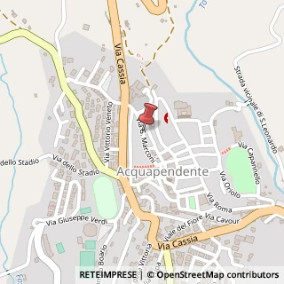 Mappa Via g. marconi 62, 01021 Acquapendente, Viterbo (Lazio)